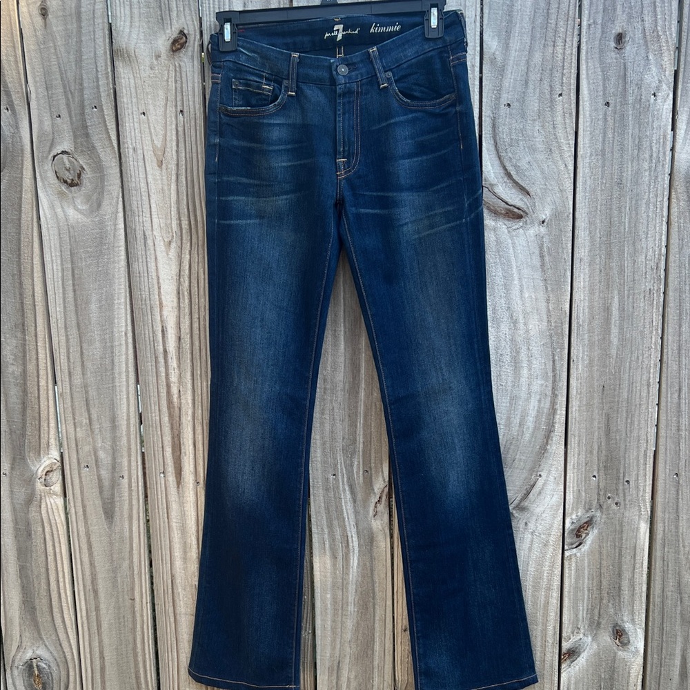 7 For All Mankind Indigo Denim Jeans Size 29 NWOT